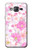 W3036 Pink Sweet Flower Flora Hard Case and Leather Flip Case For Samsung Galaxy On5