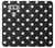 W2299 Black Polka Dots Hard Case and Leather Flip Case For LG V20