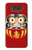 W3045 Japan Good Luck Daruma Doll Hard Case and Leather Flip Case For LG V20