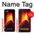 W0745 Volcano Lava Hard Case and Leather Flip Case For LG Q6