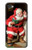 W1417 Santa Claus Merry Xmas Hard Case and Leather Flip Case For LG Q6