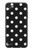 W2299 Black Polka Dots Hard Case and Leather Flip Case For LG Q6