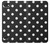 W2299 Black Polka Dots Hard Case and Leather Flip Case For LG Q6