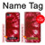 W2480 Tie Dye Red Hard Case and Leather Flip Case For LG Q6