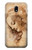 W1045 Leonardo da Vinci Woman's Head Hard Case and Leather Flip Case For Samsung Galaxy J7 (2017) EU Version