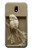 W1386 Paper Sculpture Owl Hard Case and Leather Flip Case For Samsung Galaxy J7 (2017) EU Version