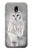 W1566 Snowy Owl White Owl Hard Case and Leather Flip Case For Samsung Galaxy J7 (2017) EU Version