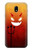 W2454 Red Cute Little Devil Cartoon Hard Case and Leather Flip Case For Samsung Galaxy J7 (2017) EU Version