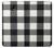 W2842 Black and White Buffalo Check Pattern Hard Case and Leather Flip Case For Samsung Galaxy J7 (2017) EU Version