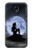 W2668 Mermaid Silhouette Moon Night Hard Case and Leather Flip Case For Samsung Galaxy J5 (2017) EU Version