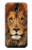 W2870 Lion King of Beasts Hard Case and Leather Flip Case For Samsung Galaxy J5 (2017) EU Version