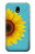 W3039 Vintage Sunflower Blue Hard Case and Leather Flip Case For Samsung Galaxy J5 (2017) EU Version