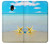 W0911 Relax at the Beach Hard Case and Leather Flip Case For Samsung Galaxy J3 (2017) EU Version