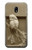 W1386 Paper Sculpture Owl Hard Case and Leather Flip Case For Samsung Galaxy J3 (2017) EU Version