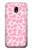 W2213 Pink Leopard Pattern Hard Case and Leather Flip Case For Samsung Galaxy J3 (2017) EU Version