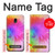 W2488 Tie Dye Color Hard Case and Leather Flip Case For Samsung Galaxy J3 (2017) EU Version