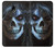 W2585 Evil Death Skull Pentagram Hard Case and Leather Flip Case For Samsung Galaxy J3 (2017) EU Version