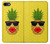 W2443 Funny Pineapple Sunglasses Kiss Hard Case and Leather Flip Case For iPhone 7, iPhone 8, iPhone SE (2020) (2022)