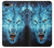 W0752 Blue Fire Grim Wolf Hard Case and Leather Flip Case For iPhone 7 Plus, iPhone 8 Plus