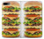 W0790 Hamburger Hard Case and Leather Flip Case For iPhone 7 Plus, iPhone 8 Plus