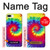 W2884 Tie Dye Swirl Color Hard Case and Leather Flip Case For iPhone 7 Plus, iPhone 8 Plus