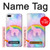 W3070 Rainbow Unicorn Pastel Sky Hard Case and Leather Flip Case For iPhone 7 Plus, iPhone 8 Plus