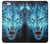 W0752 Blue Fire Grim Wolf Hard Case and Leather Flip Case For iPhone 6 6S