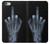 W1143 X-ray Hand Middle Finger Hard Case and Leather Flip Case For iPhone 6 6S