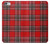 W2374 Tartan Red Pattern Hard Case and Leather Flip Case For iPhone 6 6S