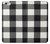 W2842 Black and White Buffalo Check Pattern Hard Case and Leather Flip Case For iPhone 6 Plus, iPhone 6s Plus