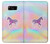 W3203 Rainbow Unicorn Hard Case and Leather Flip Case For Samsung Galaxy S8 Plus