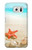 W3212 Sea Shells Starfish Beach Hard Case and Leather Flip Case For Samsung Galaxy S7 Edge