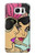 W3171 Girls Pop Art Hard Case and Leather Flip Case For Samsung Galaxy S7