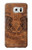 W3209 Sak Yant Twin Tiger Hard Case and Leather Flip Case For Samsung Galaxy S6 Edge