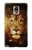 W3182 Lion Hard Case and Leather Flip Case For Samsung Galaxy Note 4