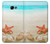 W3212 Sea Shells Starfish Beach Hard Case and Leather Flip Case For Samsung Galaxy A5 (2017)