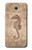 W3214 Seahorse Old Paper Hard Case and Leather Flip Case For Samsung Galaxy J7 Prime (SM-G610F)