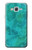 W3147 Aqua Marble Stone Hard Case and Leather Flip Case For Samsung Galaxy J7