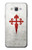 W3200 Order of Santiago Cross of Saint James Hard Case and Leather Flip Case For Samsung Galaxy J7