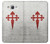 W3200 Order of Santiago Cross of Saint James Hard Case and Leather Flip Case For Samsung Galaxy J7