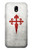 W3200 Order of Santiago Cross of Saint James Hard Case and Leather Flip Case For Samsung Galaxy J5 (2017) EU Version