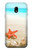 W3212 Sea Shells Starfish Beach Hard Case and Leather Flip Case For Samsung Galaxy J3 (2017) EU Version