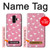 W2858 Pink Flamingo Pattern Hard Case and Leather Flip Case For Samsung Galaxy S9 Plus