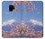 W1060 Mount Fuji Sakura Cherry Blossom Hard Case and Leather Flip Case For Samsung Galaxy S9