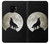 W1981 Wolf Howling at The Moon Hard Case and Leather Flip Case For Samsung Galaxy S9