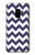 W2345 Navy Blue Shavron Zig Zag Pattern Hard Case and Leather Flip Case For Samsung Galaxy S9