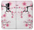 W2359 Plum Blossom Hard Case and Leather Flip Case For LG G7 ThinQ