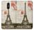 W2108 Eiffel Tower Paris Postcard Hard Case and Leather Flip Case For LG K10 (2018), LG K30