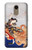 W2496 Japan Art Utagawa Kuniyoshi Tamatori Hard Case and Leather Flip Case For LG K10 (2018), LG K30