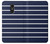 W2767 Navy White Striped Hard Case and Leather Flip Case For LG K10 (2018), LG K30